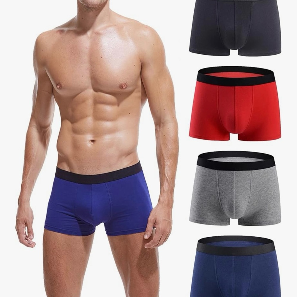 Amazon Men's 5 pack   Over briefs  -multi colors